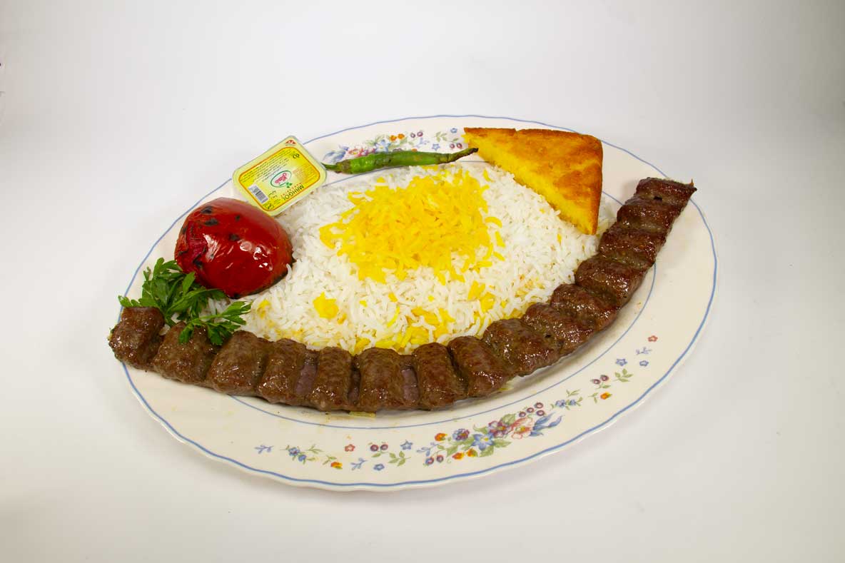 چلو کباب لقمه مجلسی