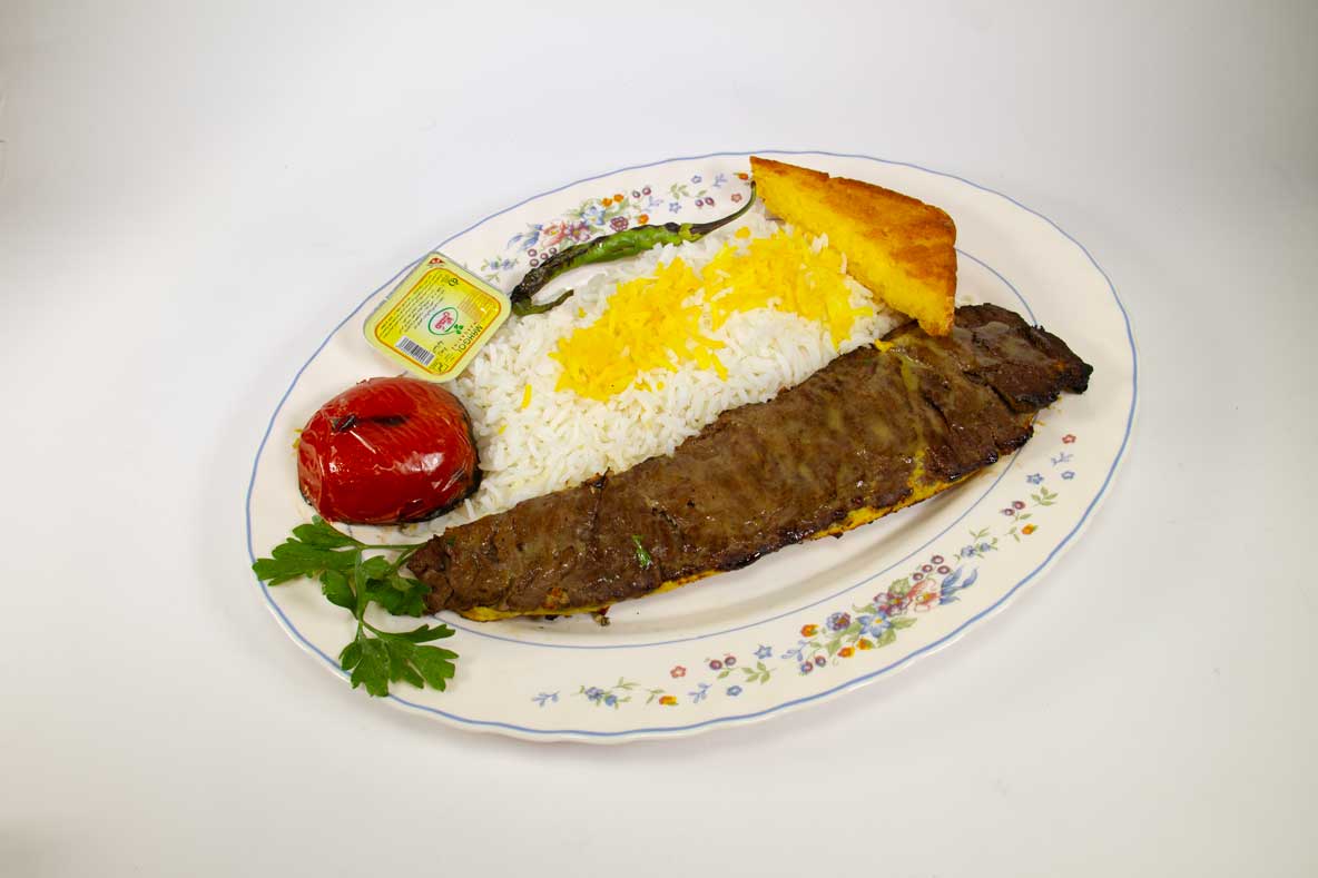 چلو کباب برگ مجلسی (راسته)